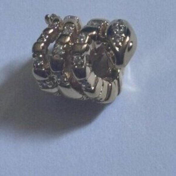 Pandora Curled Snake Charm - Picture 3 of 5